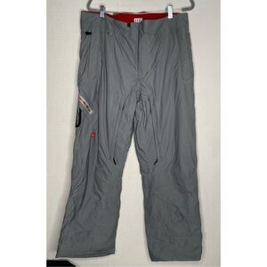 Spyder Team Venom Pants Men’s Large Gray Ski Waterproof Snowboard Sport Pant‎